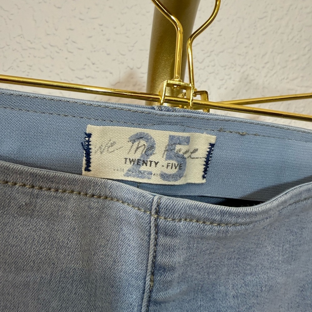 Free People Blue Flare Wide Leg Jeans  (B4) - Picture 5 of 10